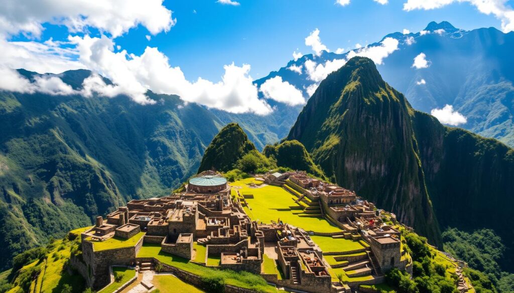 Architektur von Machu Picchu