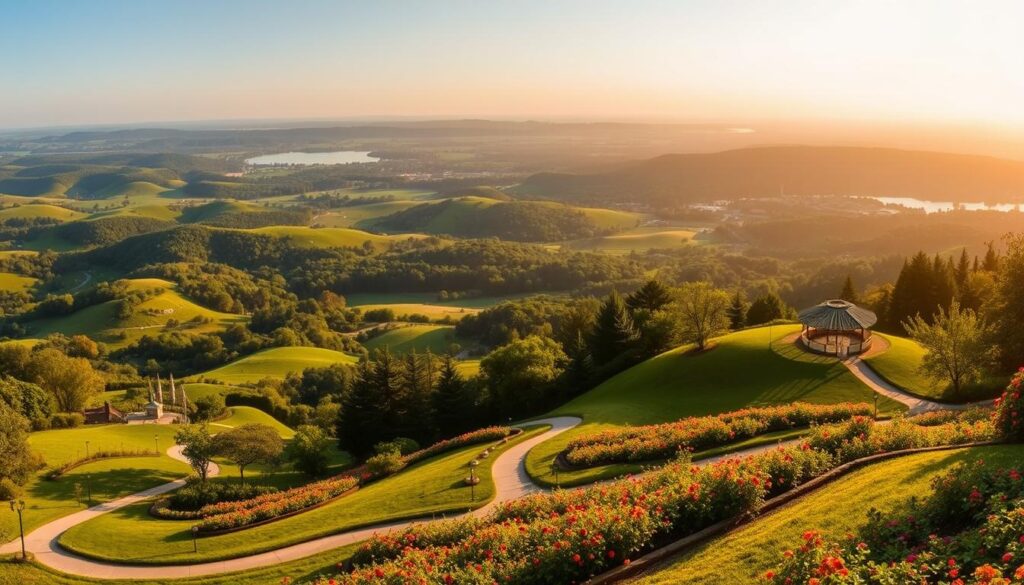 Aussichtspunkte im Park