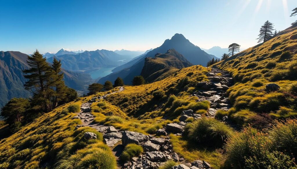 Ben Lomond Track Aufstieg