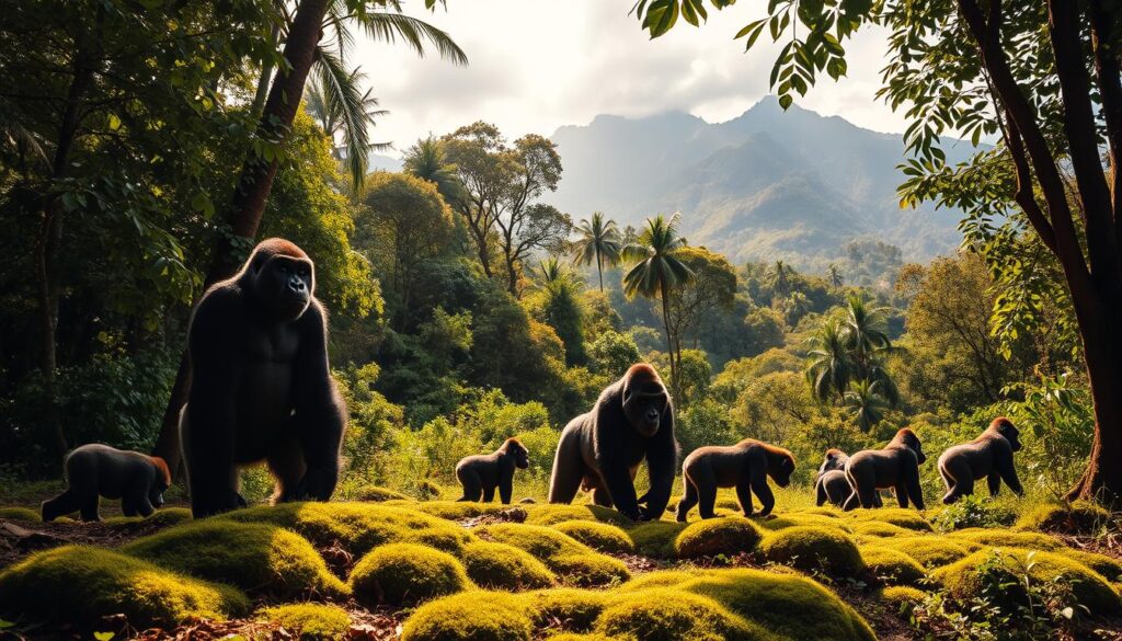 Berggorillas Bwindi-Park