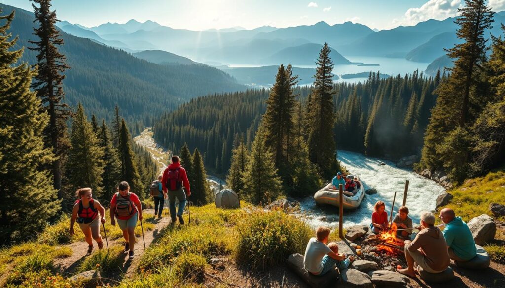 Outdoor-Aktivitäten für Familien