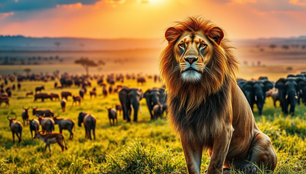 Tierische Protagonisten der Serengeti