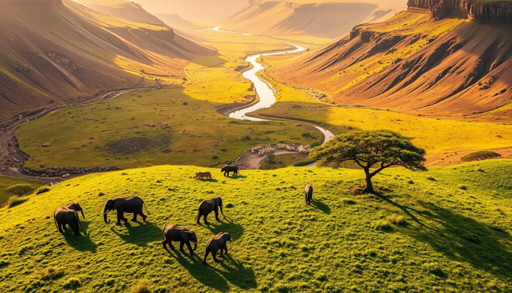 Tierwelt im Ngorongoro-Krater