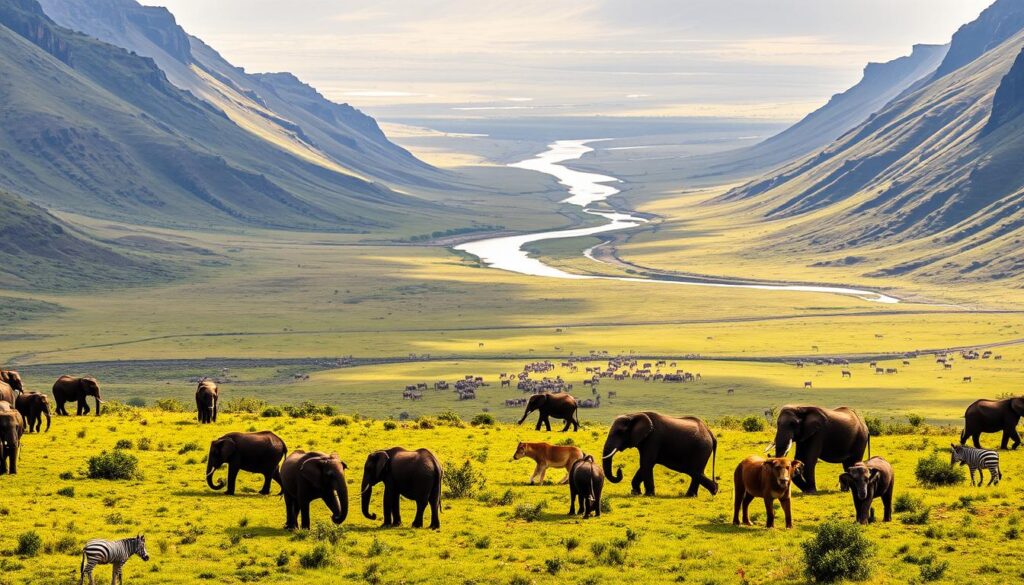 Tierwelt im Ngorongoro-Krater