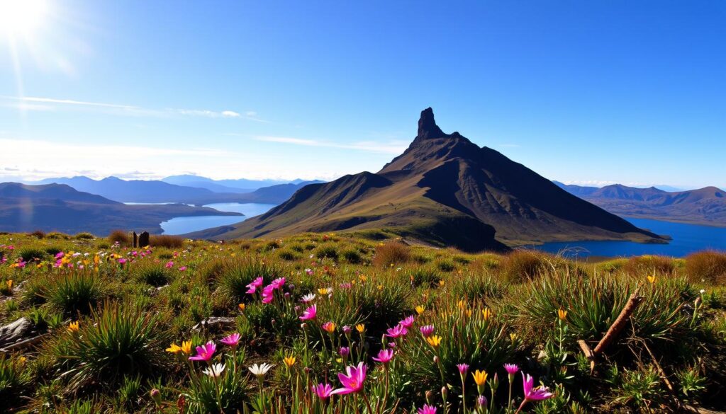 Tongariro Nationalpark alpine Vegetation