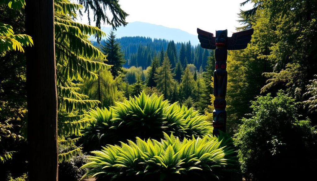 Totempfahl im Stanley Park