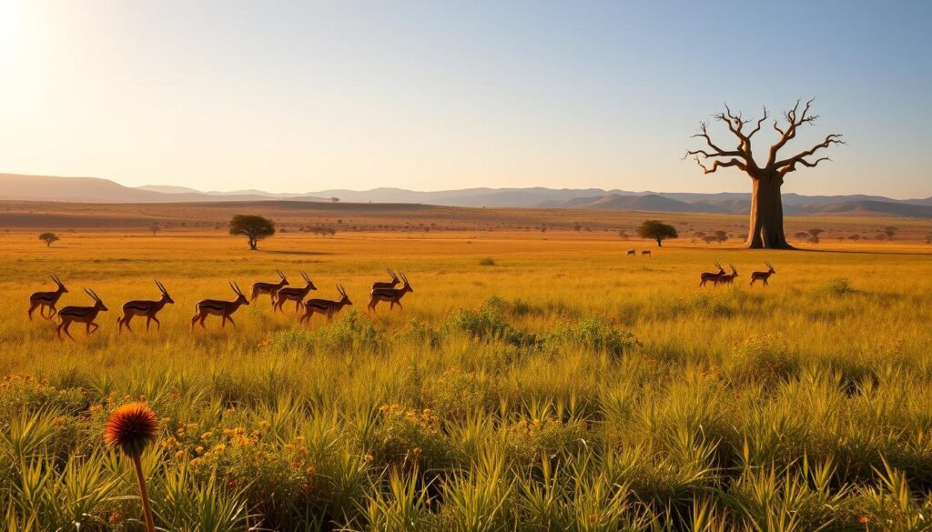 Trocken- und Regenzeiten Afrika