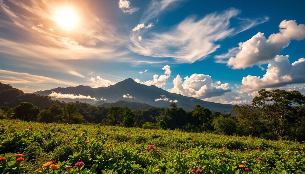 Trockenzeit und Regenzeit in Guatemala