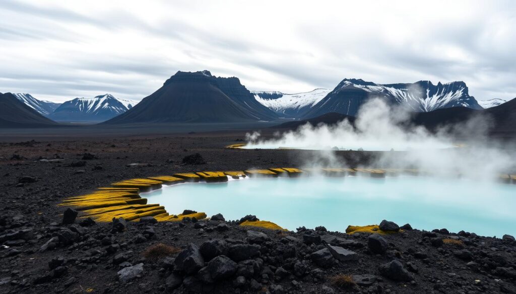 Vulkanische Landschaft Islands