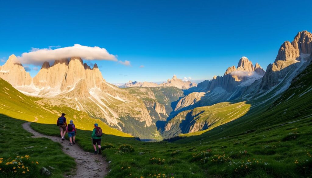 Wandern in den Dolomiten