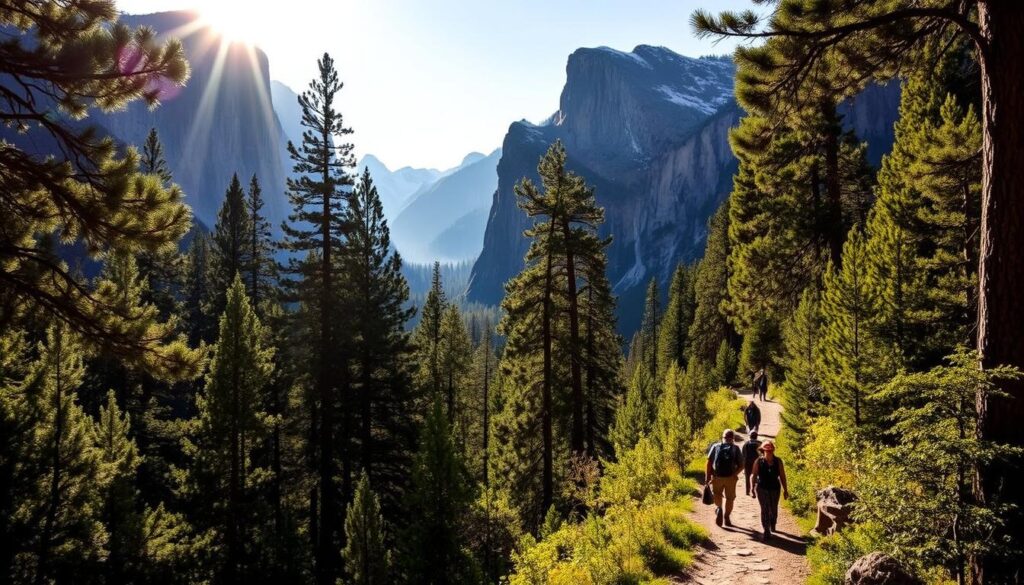 Wanderwege im Yosemite National Park