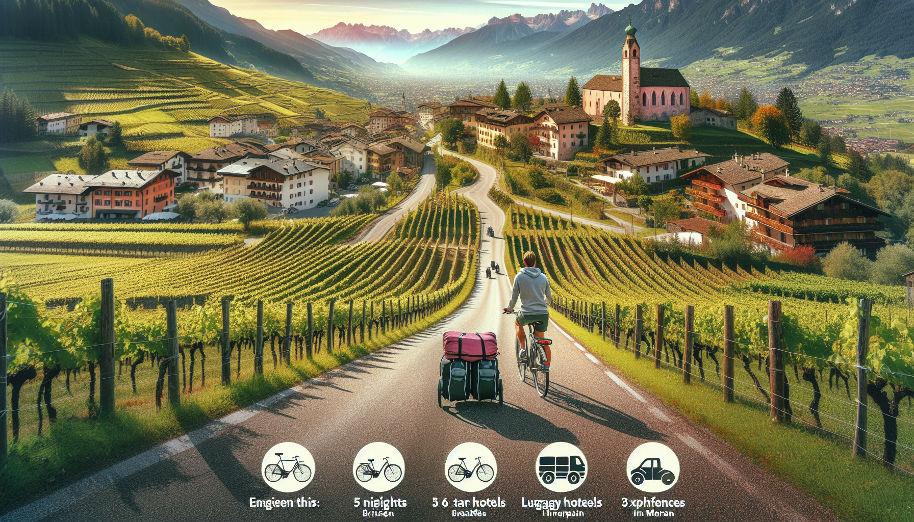 Eigene Anreise Italien - Südtirol: Radreise von Brixen nach Meran 5 bzw. 6 Nächte 3-Sterne-Hotels mit Frühstück Gepäcktransfer von Hotel zu Hotel Eigene Anreise Italien - Südtirol: Radreise von Brixen nach Meran 5 bzw. 6 Nächte 3-Sterne-Hotels mit Frühstück Gepäcktransfer von Hotel zu Hotel