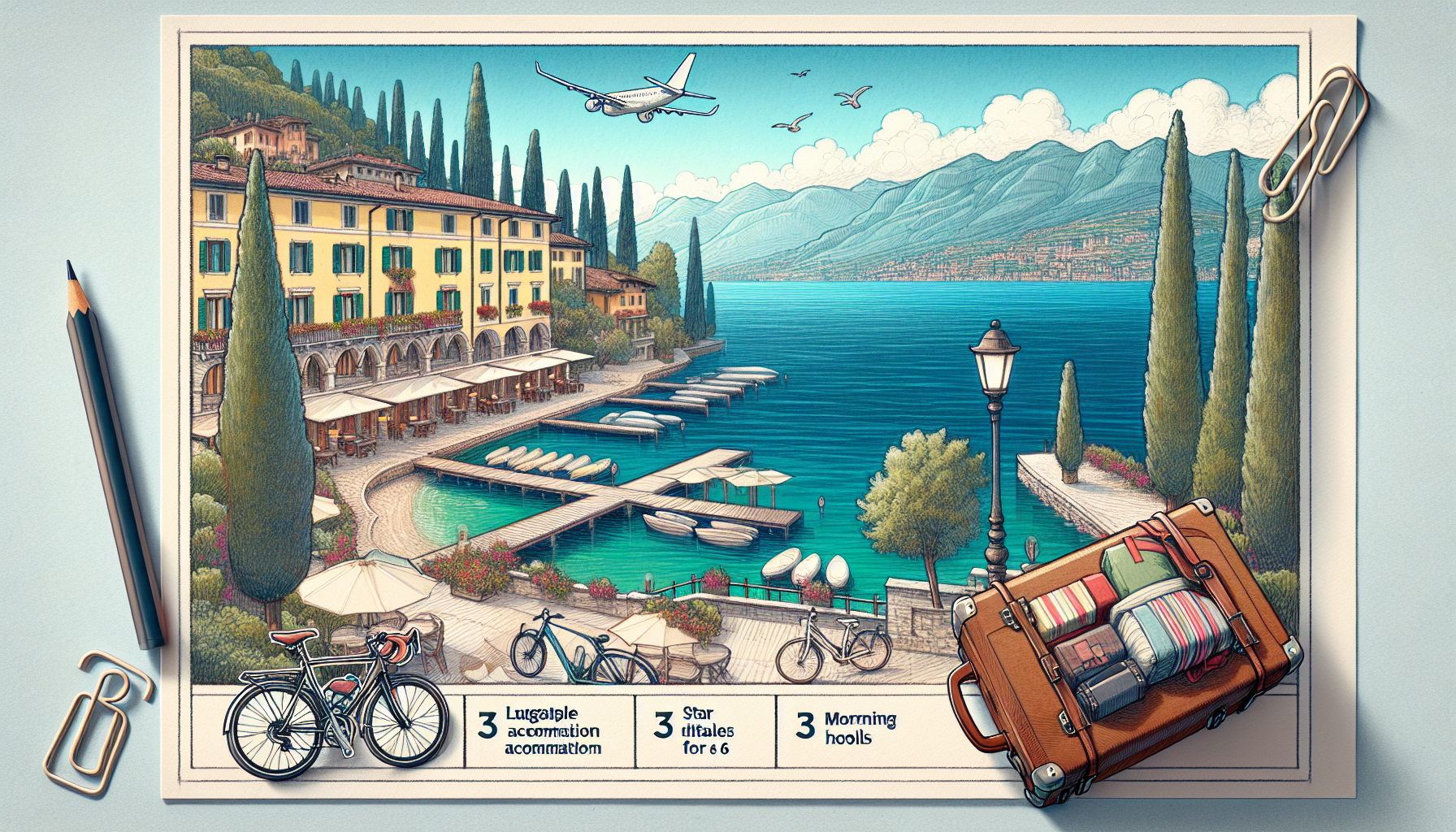 Eigene Anreise Italien - Gardasee: Mit dem Rad rund um den Gardasee 5 bzw. 6 Nächte 3-Sterne-Hotels mit Frühstück Gepäcktransfer von Unterkunft zu
