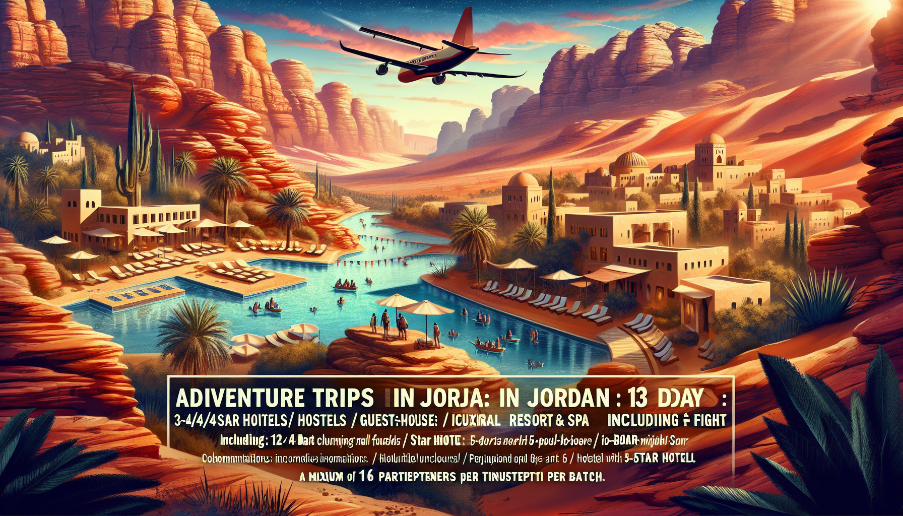 Erlebnisreisen Jordanien: Unterwegs auf königlichen Pfaden mit Badeaufenthalt in einem luxuriösen Resort & SPA 13-tägig inkl. Flug 3-/4-Sterne-Hote Erlebnisreisen Jordanien: Unterwegs auf königlichen Pfaden mit Badeaufenthalt in einem luxuriösen Resort & SPA 13-tägig inkl. Flug 3-/4-Sterne-Hote