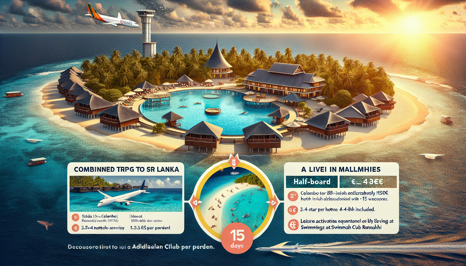 Kombinationsreisen Sri Lanka & Malediven: Rundreise von Colombo bis Rannalhi inkl. Baden im Adaaran Club Rannalhi 15-tägig inkl. Flug 3.5-/4-Sterne-H Kombinationsreisen Sri Lanka & Malediven: Rundreise von Colombo bis Rannalhi inkl. Baden im Adaaran Club Rannalhi 15-tägig inkl. Flug 3.5-/4-Sterne-H