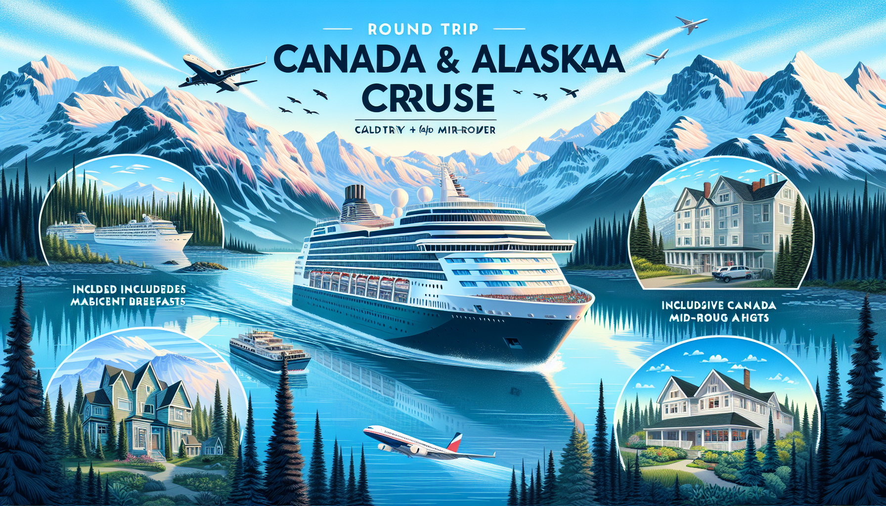 Kreuzfahrten Kanada & Alaska: Rundreise von Calgary bis Vancouver & Kreuzfahrt mit der Celebrity Solstice 16-tägig inkl. Flüge Mittelklassehotels mi