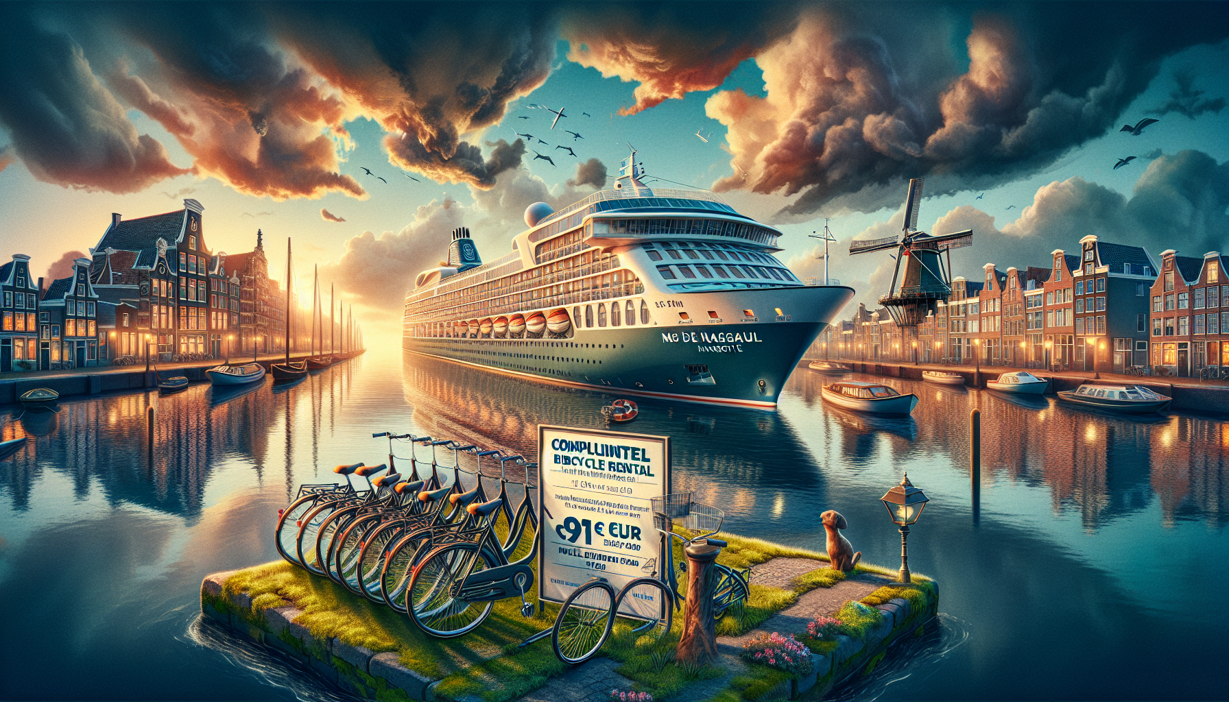 Kreuzfahrten Niederlande - Hanseroute: Per Rad & Schiff mit MS De Nassau ab/an Amsterdam 7 Nächte Mittelklasse-Plus-Schiff mit Vollpension Inkl. Lei Kreuzfahrten Niederlande - Hanseroute: Per Rad & Schiff mit MS De Nassau ab/an Amsterdam 7 Nächte Mittelklasse-Plus-Schiff mit Vollpension Inkl. Lei
