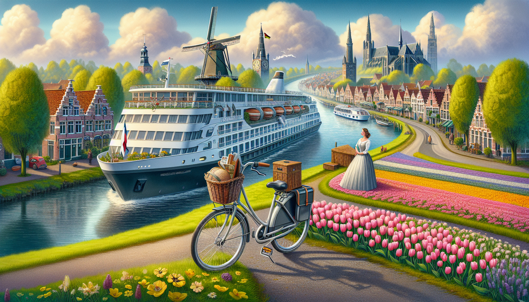 Kreuzfahrten Niederlande & Belgien: Flusskreuzfahrt per Rad & Schiff mit MS De Holland ab Amsterdam bis Brügge 7 Nächte Premium-Schiff mit Vollpensi Kreuzfahrten Niederlande & Belgien: Flusskreuzfahrt per Rad & Schiff mit MS De Holland ab Amsterdam bis Brügge 7 Nächte Premium-Schiff mit Vollpensi