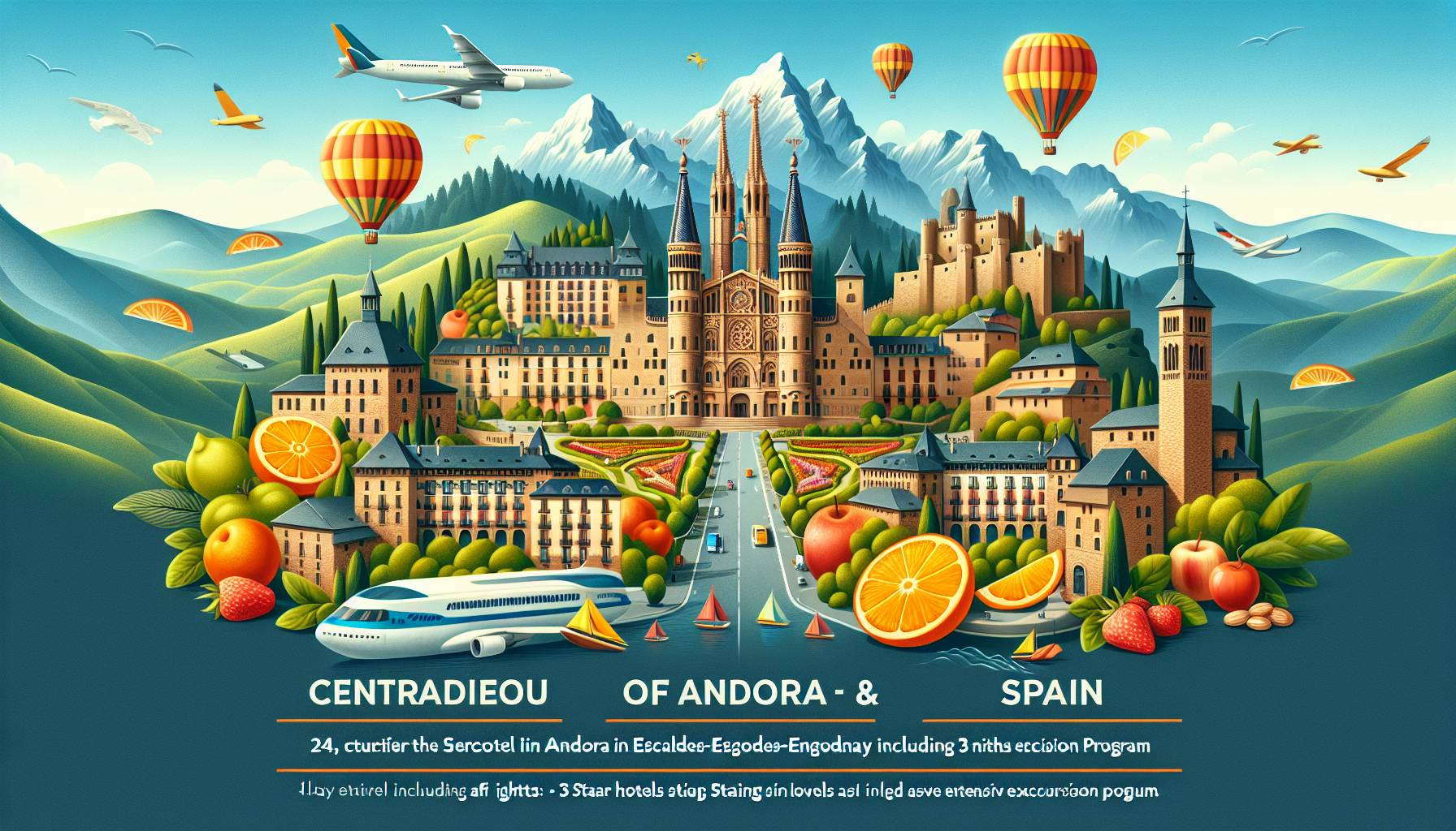 Rundreisen Andorra & Spanien: Standort-Rundreise Sercotel Delfos Andorra in Escaldes-Engordany inkl. 3 Nächte in Barcelona 11-tägig inkl. Flug 4-Ste Rundreisen Andorra & Spanien: Standort-Rundreise Sercotel Delfos Andorra in Escaldes-Engordany inkl. 3 Nächte in Barcelona 11-tägig inkl. Flug 4-Ste