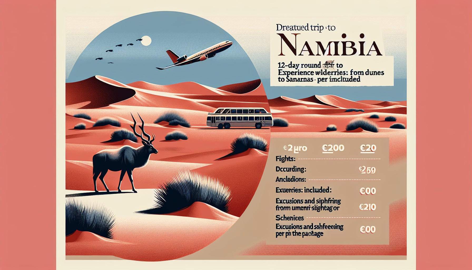 Rundreisen Namibia: Wildnis erleben: Von Dünen zu Savannen 12-tägig inkl. Flug Mittelklassehotels/Lodges mit Verpflegung Inkl. Ausflüge & Besichtig