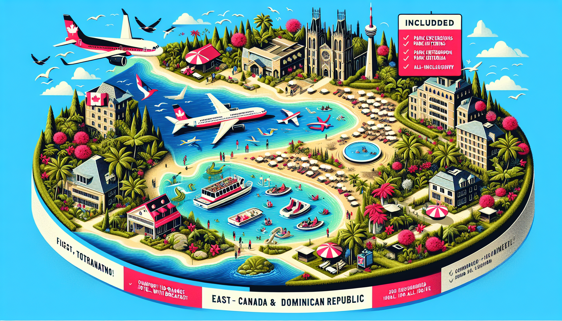 Rundreisen Ostkanada & Dominikanische Republik: Rundreise ab/bis Toronto & Badeaufenthalt in Bayahibe 16-tägig inkl. Flüge Mittelklassehotels mit Fr Rundreisen Ostkanada & Dominikanische Republik: Rundreise ab/bis Toronto & Badeaufenthalt in Bayahibe 16-tägig inkl. Flüge Mittelklassehotels mit Fr