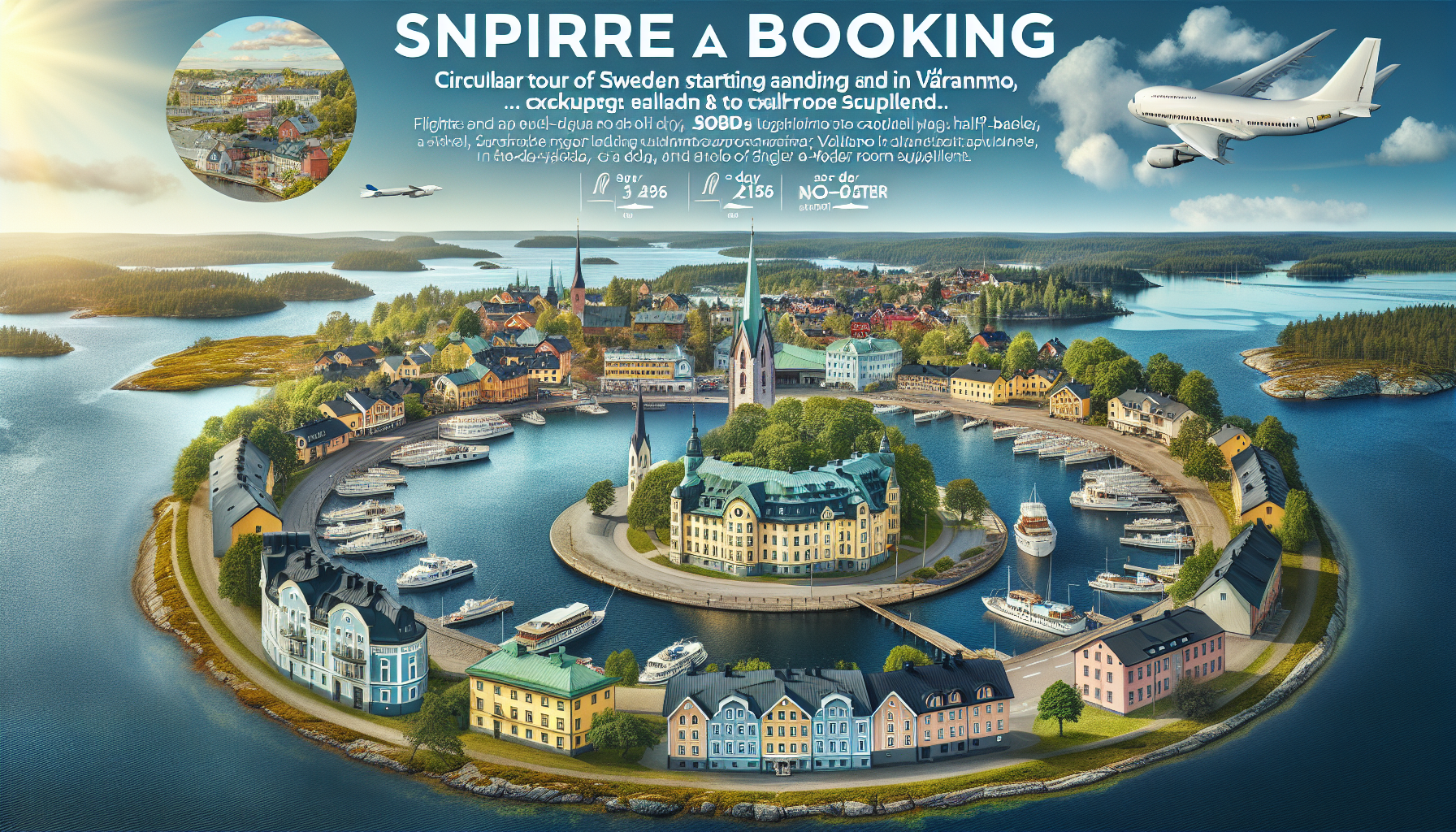 Rundreisen Schweden: Standort-Rundreise ab/an Värnamo inkl. Insel Öland und Växjö 8-tägig inkl. Flug 4-Sterne-Hotel inkl. Halbpension Kein Zuschl Rundreisen Schweden: Standort-Rundreise ab/an Värnamo inkl. Insel Öland und Växjö 8-tägig inkl. Flug 4-Sterne-Hotel inkl. Halbpension Kein Zuschl