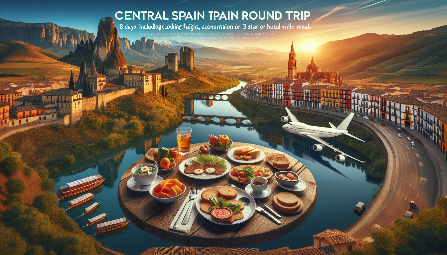 Rundreisen Spanien: Beeindruckende Natur und Kultur in Zentralspanien 8-tägig inkl. Flug 3-/4-Sterne-Hotels mit Verpflegung Inkl. 7 UNESCO-Weltkultur Rundreisen Spanien: Beeindruckende Natur und Kultur in Zentralspanien 8-tägig inkl. Flug 3-/4-Sterne-Hotels mit Verpflegung Inkl. 7 UNESCO-Weltkultur