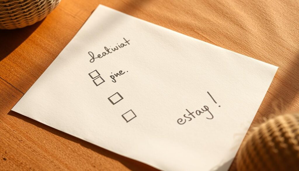 Checkliste