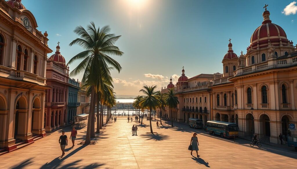 Historische Architektur in Cienfuegos