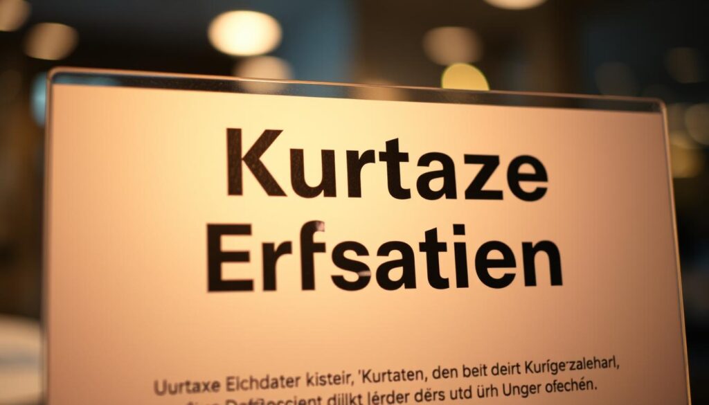Kurtaxe Erklärung