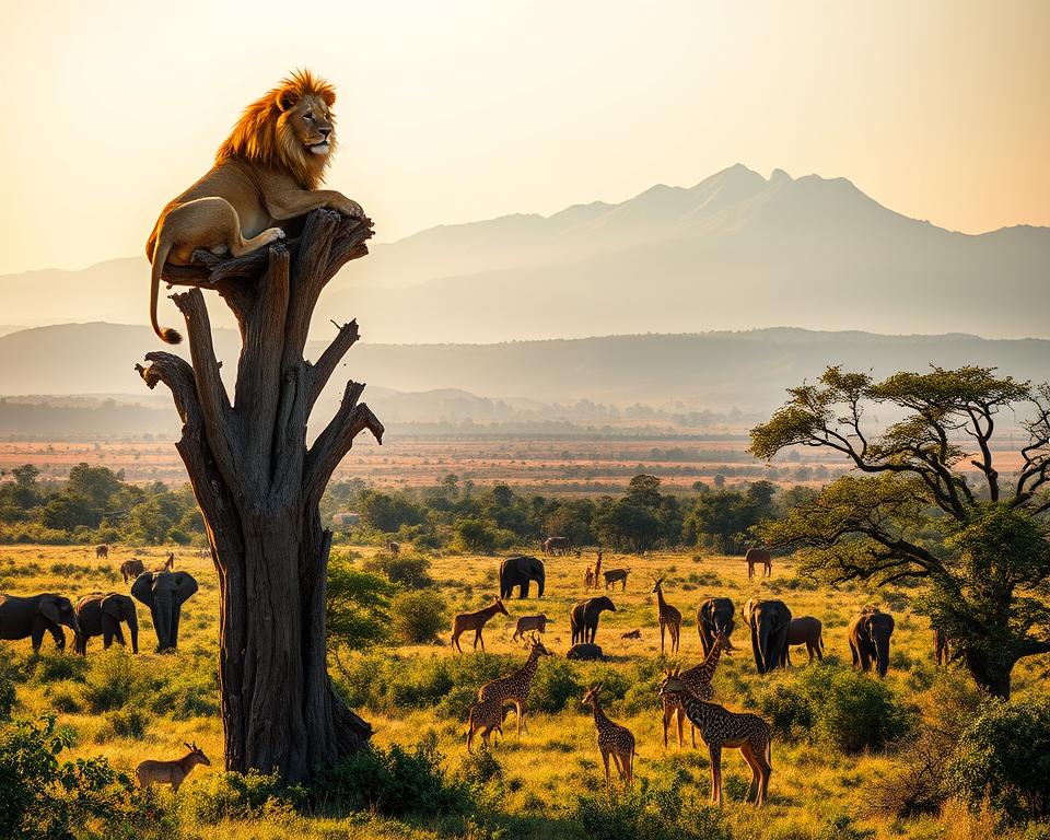 Queen Elizabeth Nationalpark Landschaft