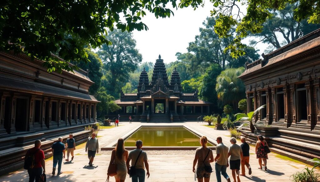 Tempel Besuch