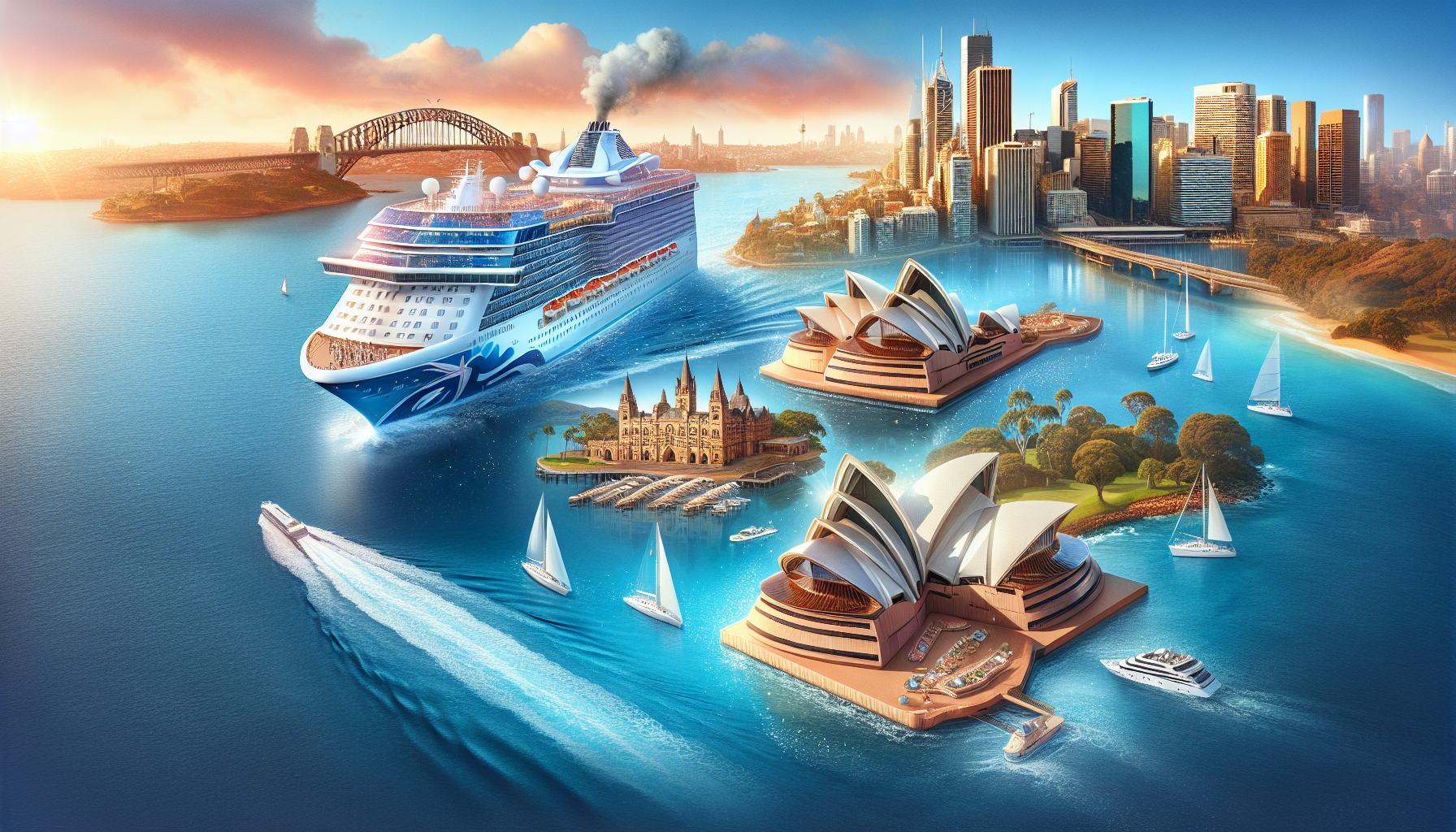 Kombinationsreisen Australien & Neuseeland: Kreuzfahrt mit der Discovery Princess ab/an Sydney 25-tägig inkl. Flüge Premium-Plus-Schiff mit Vollpens Kombinationsreisen Australien & Neuseeland: Kreuzfahrt mit der Discovery Princess ab/an Sydney 25-tägig inkl. Flüge Premium-Plus-Schiff mit Vollpens