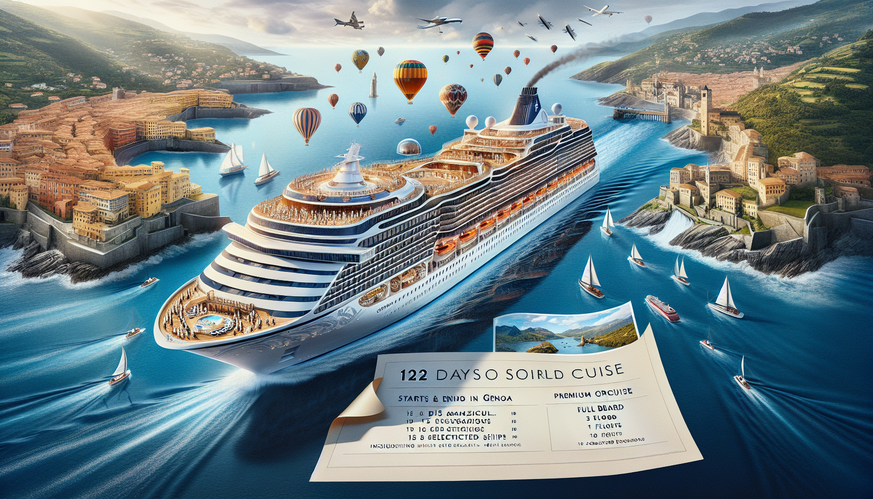 Kreuzfahrten Weltkreuzfahrt: mit MSC Musica ab/an Genua 122-tägig inkl. Flüge Premium-Schiff mit Vollpension Inkl. 15 ausgewählte Ausflüge Kreuzfahrten Weltkreuzfahrt: mit MSC Musica ab/an Genua 122-tägig inkl. Flüge Premium-Schiff mit Vollpension Inkl. 15 ausgewählte Ausflüge
