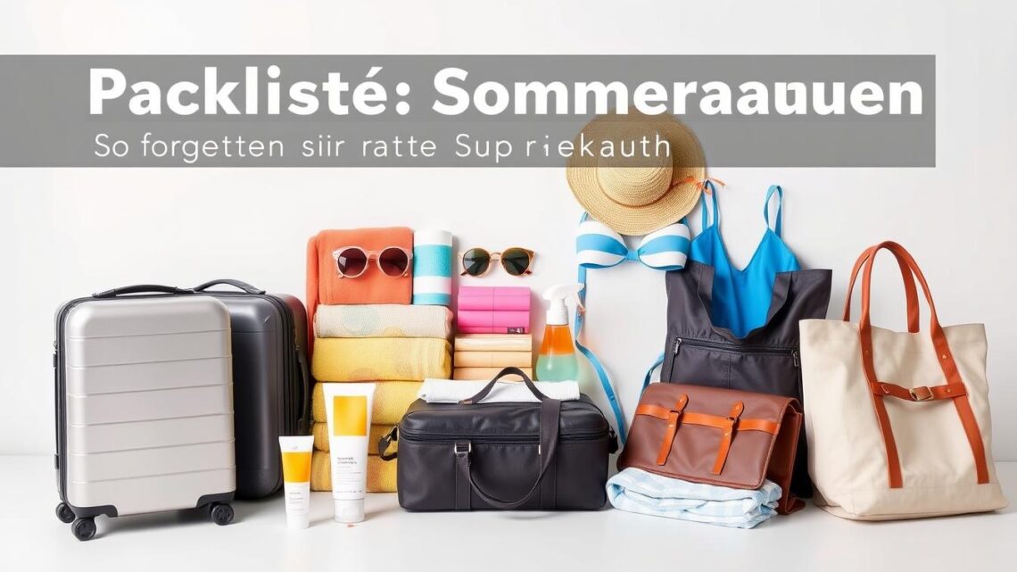 packliste sommerurlaub