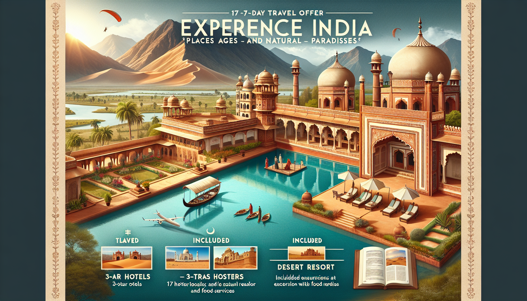 Erlebnisreisen Indien: Paläste und Naturparadiese 17-tägig inkl. Flüge 3-Sterne-Hotels/Resorts/Wüstenresort mit Verpflegung Inkl. Ausflüge & Eint Erlebnisreisen Indien: Paläste und Naturparadiese 17-tägig inkl. Flüge 3-Sterne-Hotels/Resorts/Wüstenresort mit Verpflegung Inkl. Ausflüge & Eint