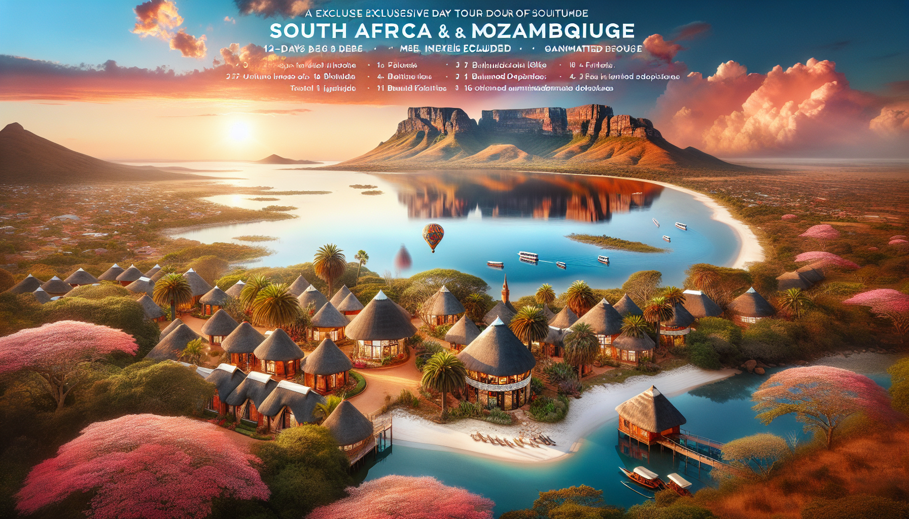 Rundreisen Südafrika & Mosambik: Afrikas Süden exklusiv genießen 12-tägig inkl. Flüge Boutiquehotels/Lodges mit Verpflegung Max. 16 Teilnehmer pr