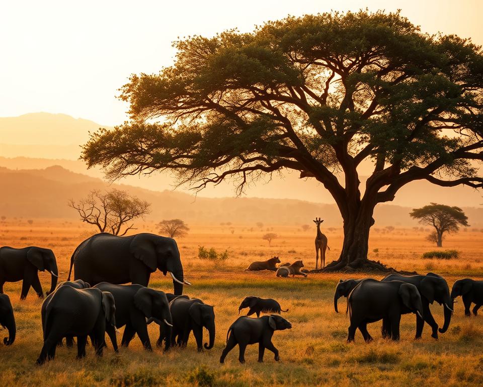 Afrikanische Großwild im Murchison Falls Nationalpark