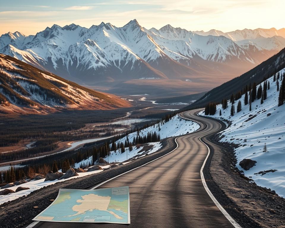 Alaska Highway Routenplanung