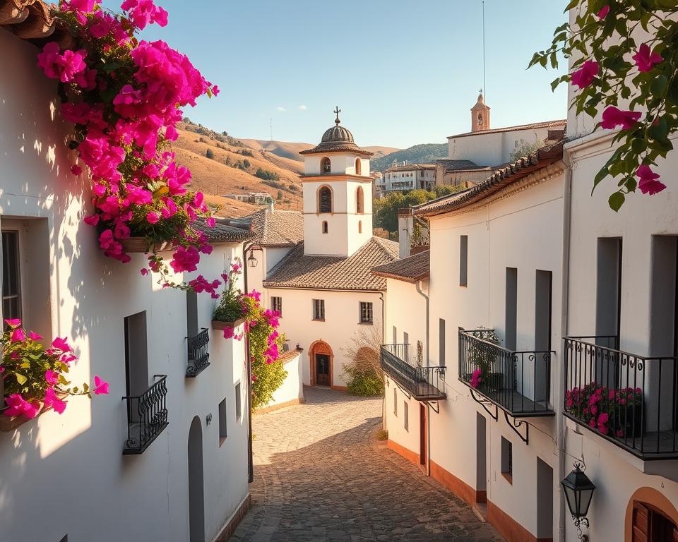 Andalusische Architektur der weißen Dörfer
