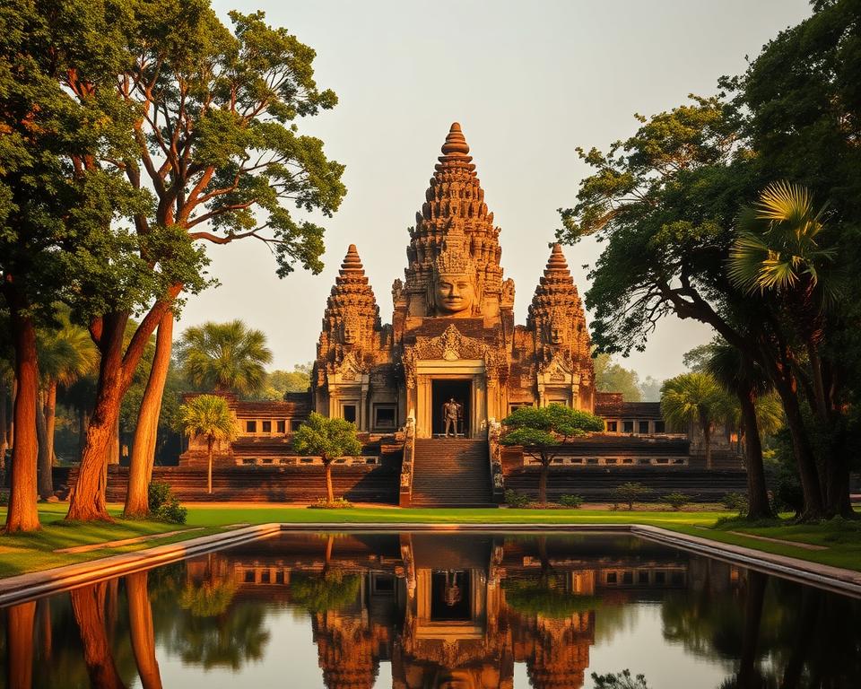 Angkor Bayon Zentralturm Tempelanlage