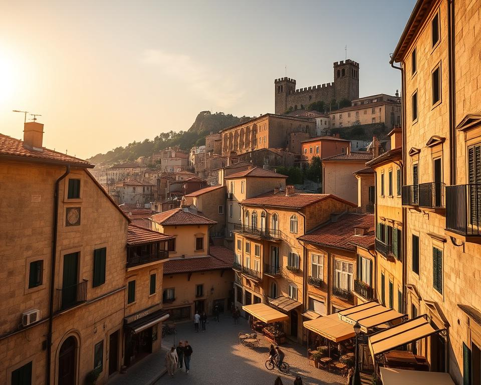 Architektur in der Altstadt San Marino