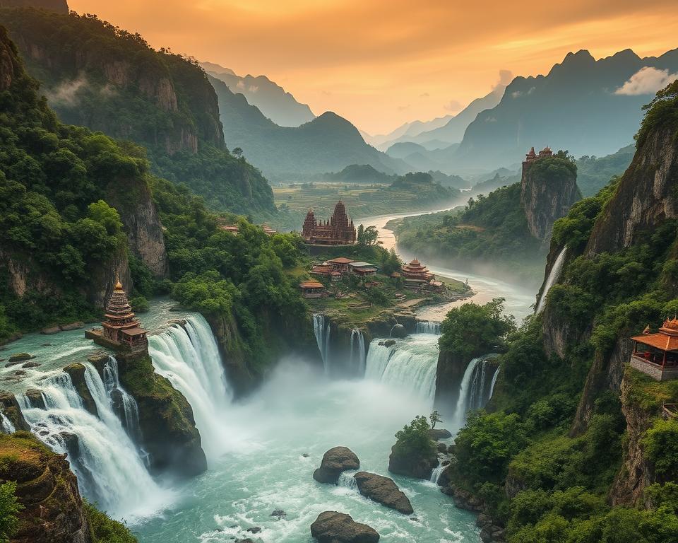 Ban Gioc Detian Falls historische Entwicklung