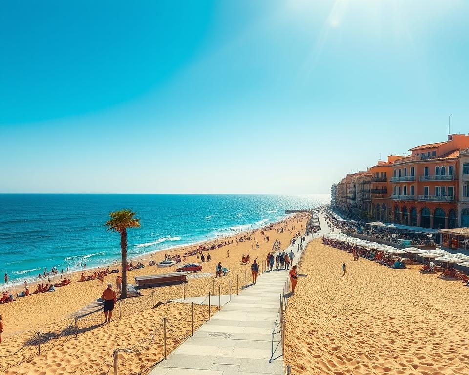 Barceloneta Strand in Barcelona