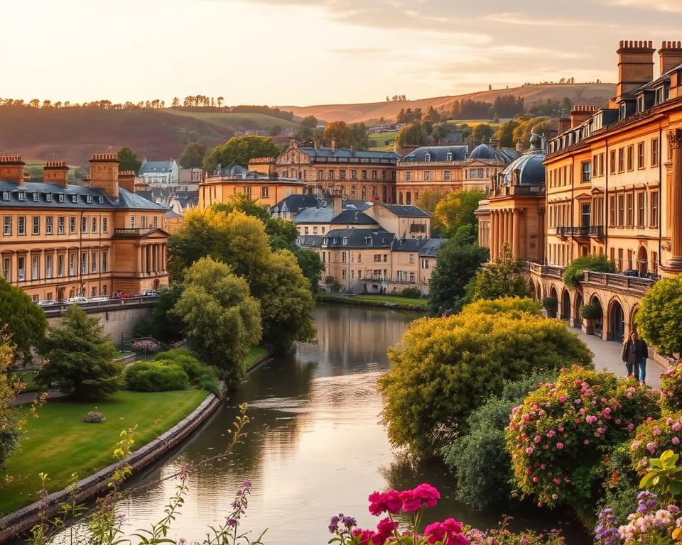Bath UNESCO-Weltkulturerbe Stadtansicht