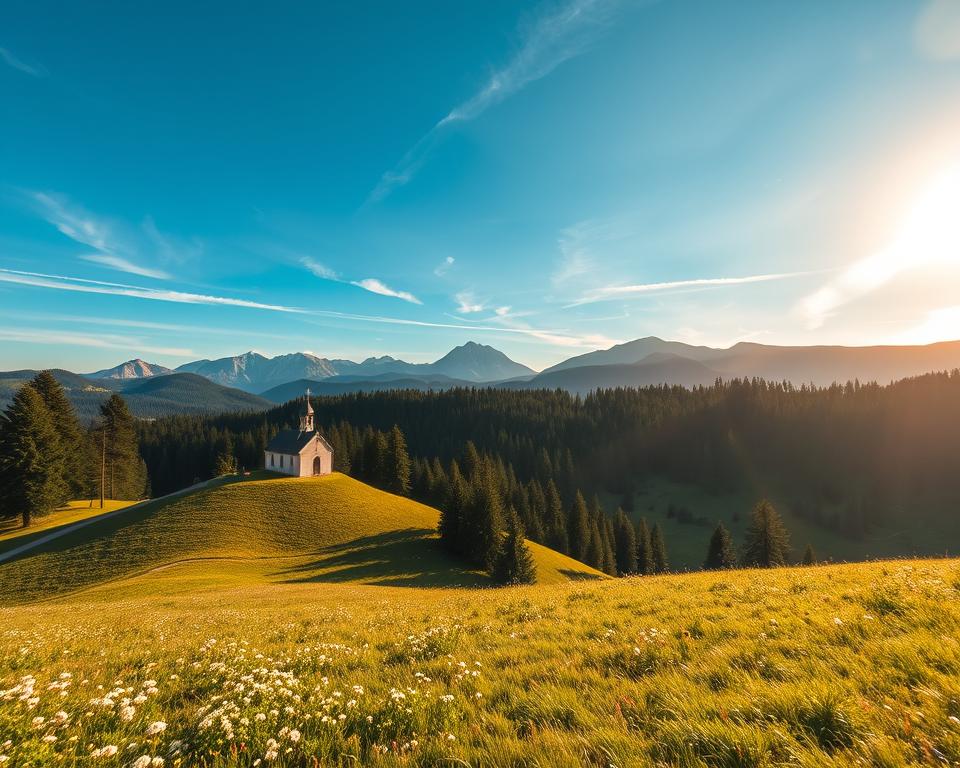 Berglandschaft Saint Claude Jura