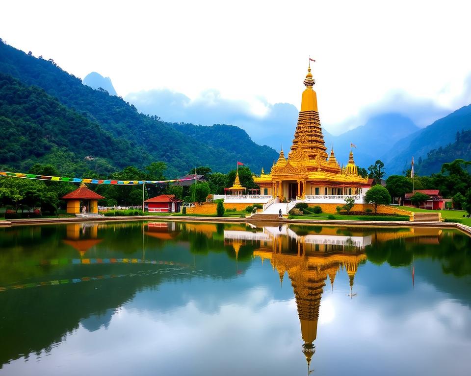 Buddhistische Tempel in Laos