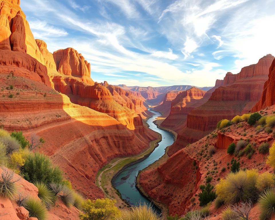 Charyn-Canyon Landschaftspanorama