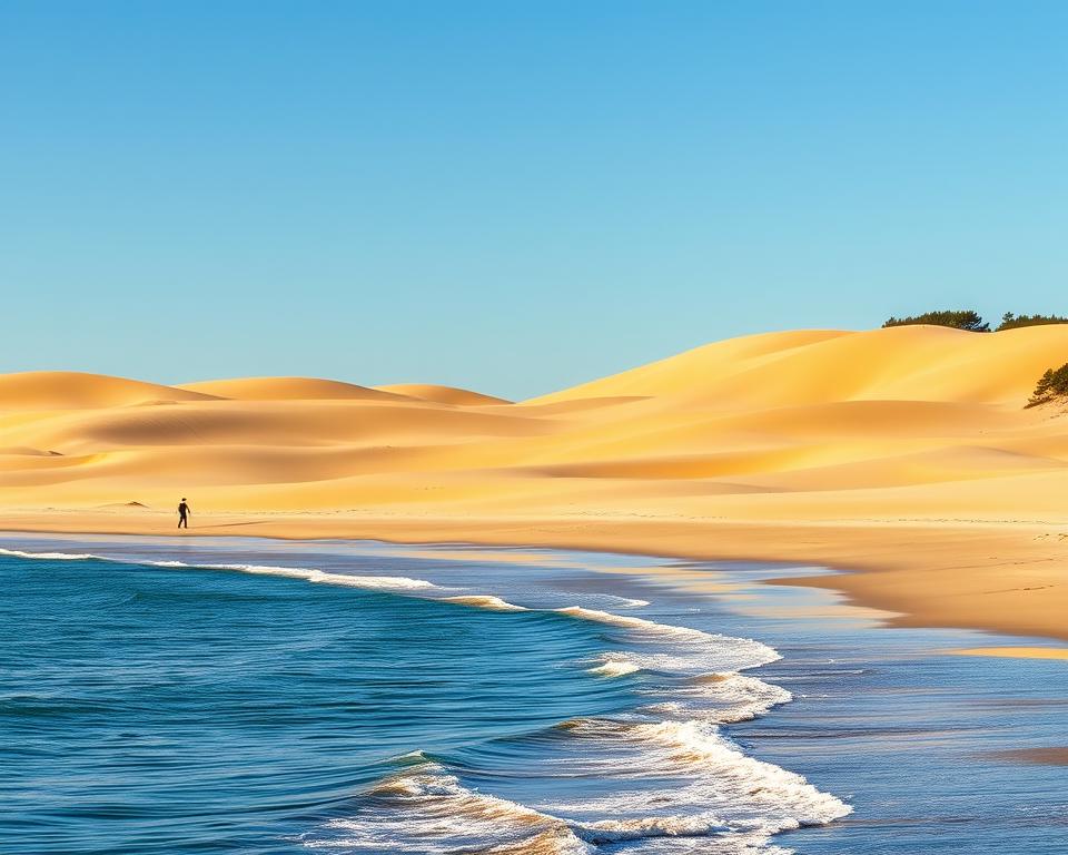 Côte d'Argent Landschaft