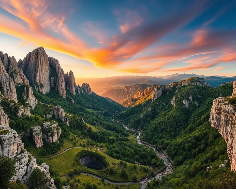 Dinarische Alpen Karstlandschaft